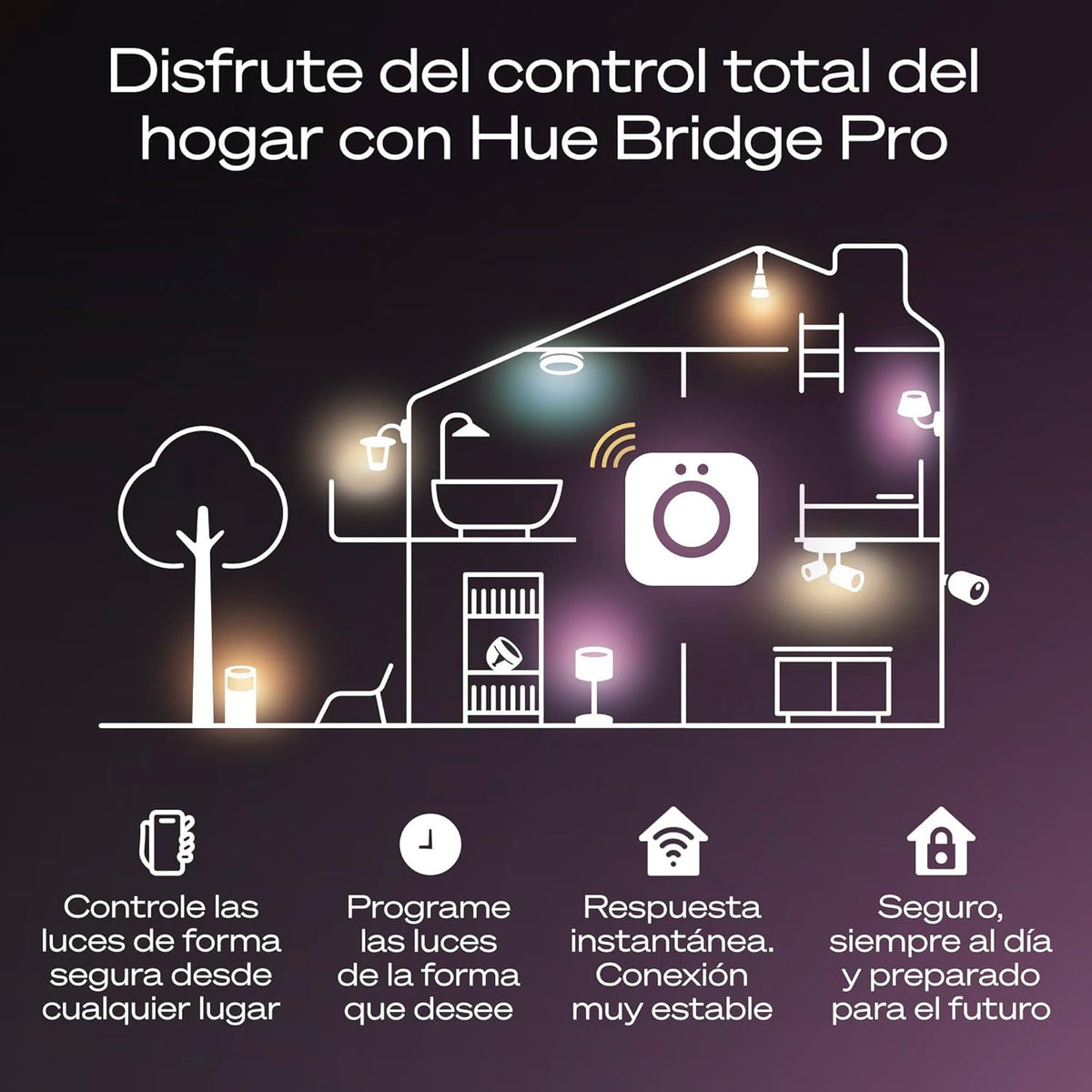 Controlador Philips Hue Bridge Pro EU (929003582607)