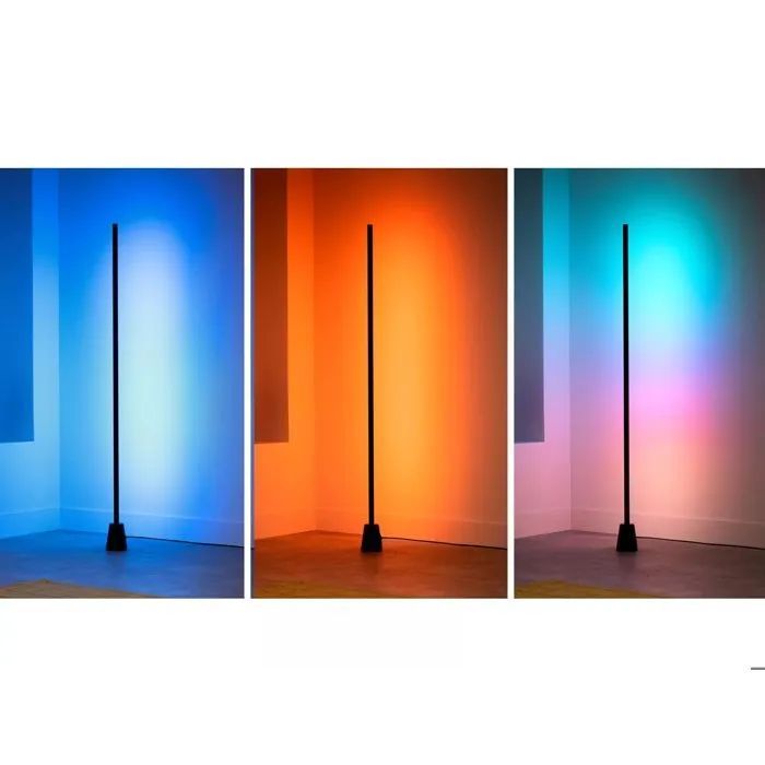 Lámpara de Pie WiZ Gradient RGB BT Negra (929004732801)