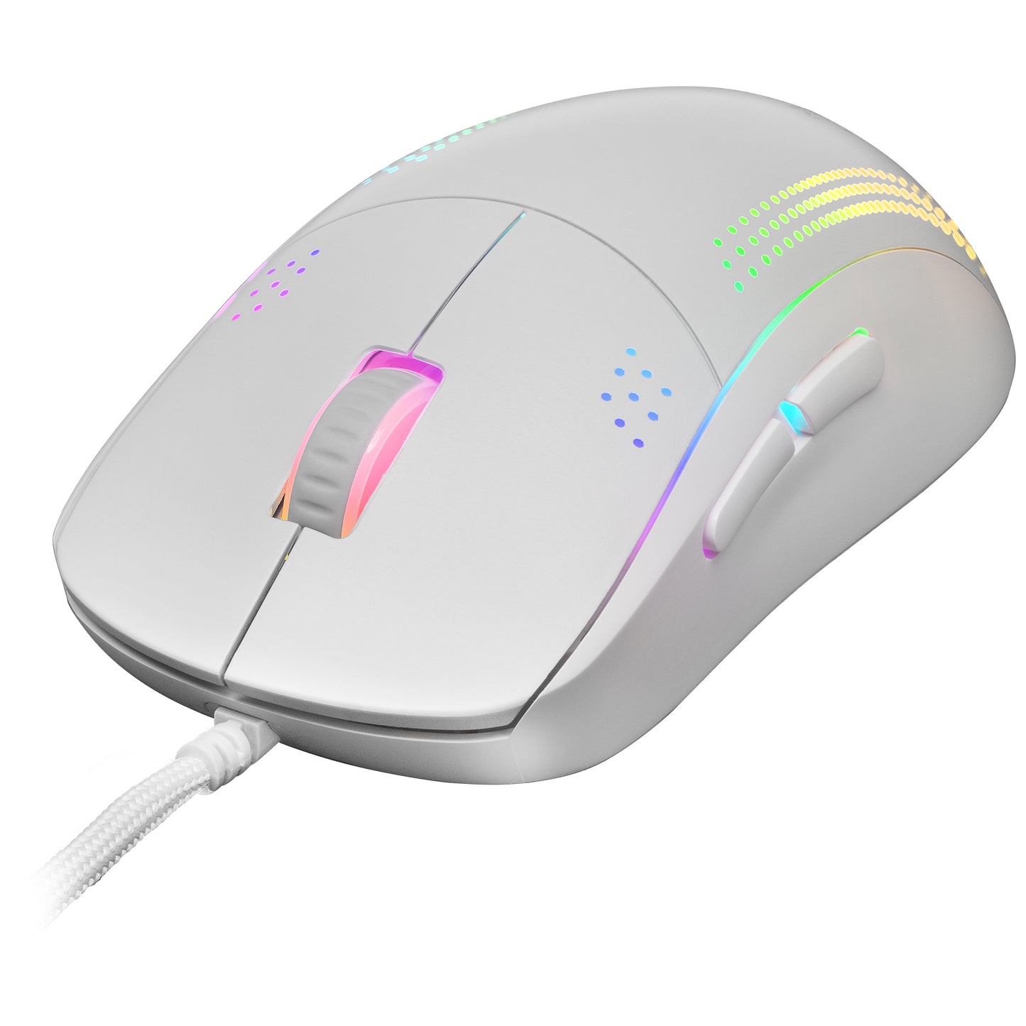 Mars Gaming RGB USB-A 32000dpi Mouse White (MMPROW)