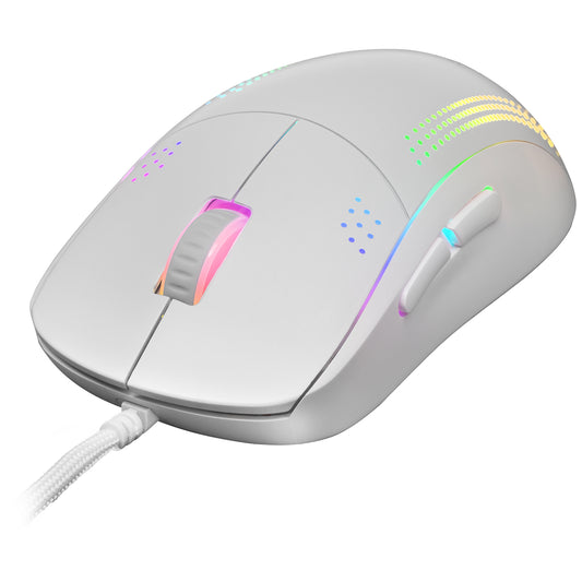 Mars Gaming RGB USB-A 32000dpi Mouse White (MMPROW)
