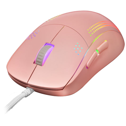 Mars Gaming Optical RGB USB 32000dpi Pink Mouse (MMPROP)