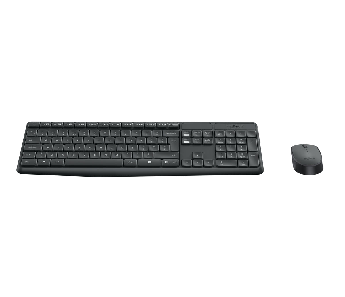 TECLADO + RATON LOGITECH MK235 WIRELESS BLACK (920-007919)