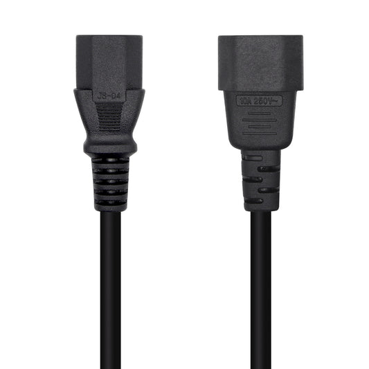 Cable CPU AISENS C13/M a C14/H 3m Negro (A132-0466)