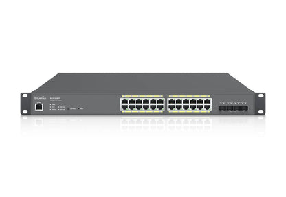 EnGenius 24xRJ45 GbE 4xSFP+ PoE 1U Switch (ECS1528FP)