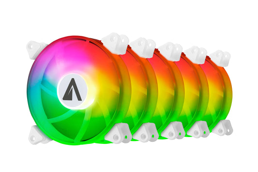 Ventilador Abysm Arclight ARGB Kit 5 Blanco (AB831106)