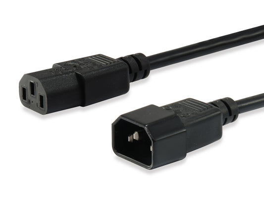 EQUIP C13/M to C14/F Power Cable 3m (EQ112101)