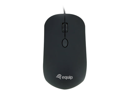 EQU Life Comfort USB-A 1000dpi Black Mouse (EQ245114)