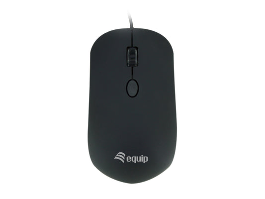 EQU Life Comfort USB-A 1000dpi Black Mouse (EQ245114)