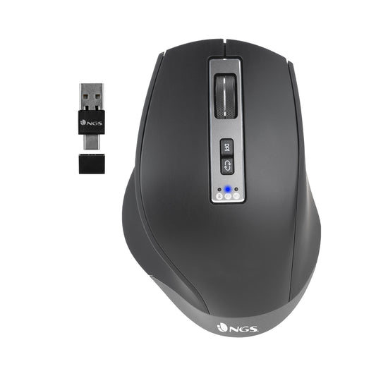NGS Laser RF BT 3200dpi Black Gaming Mouse (BLUR-RB)