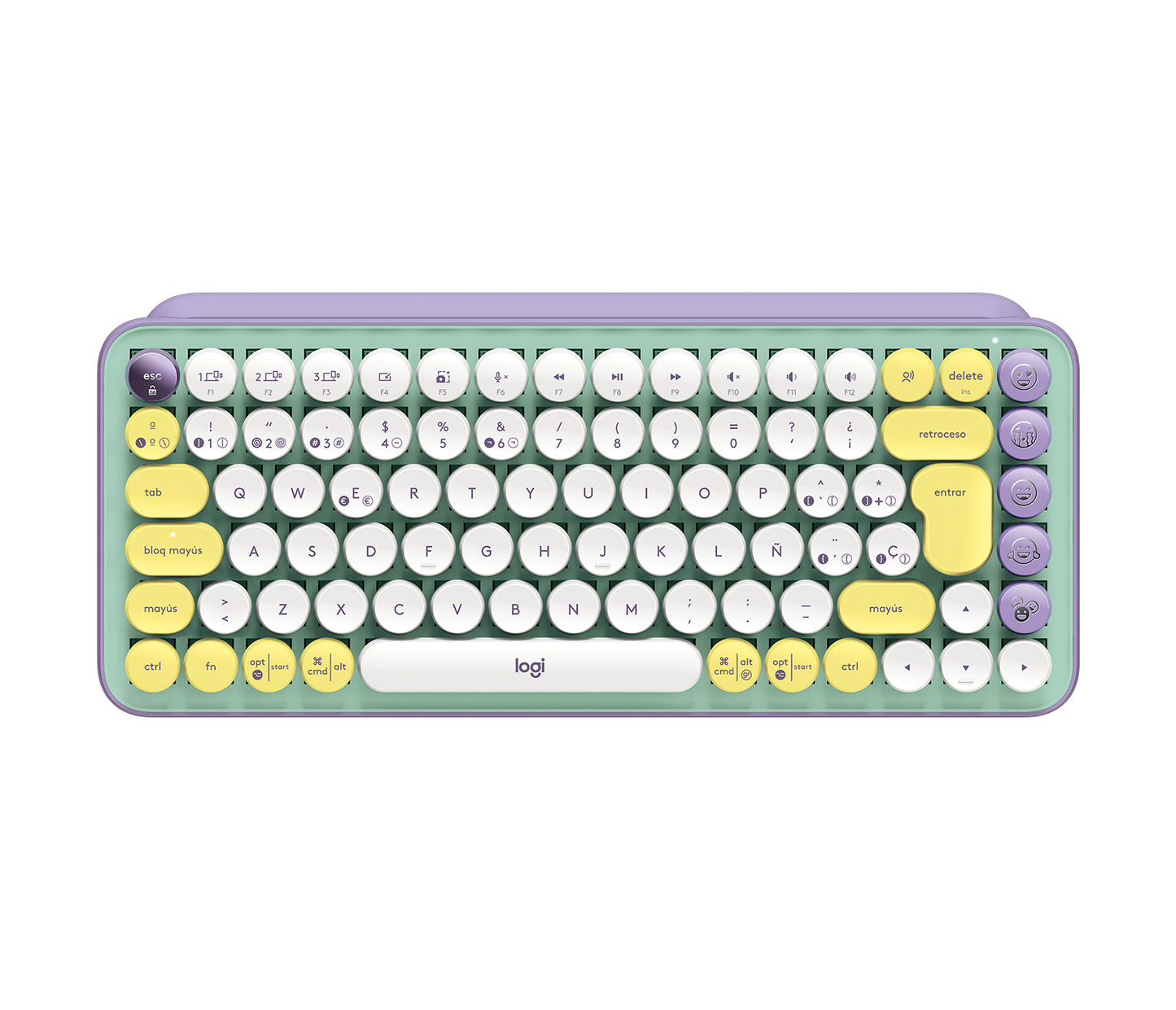 LOGITECH POP Keys RF BT 5.1 Emojis Keyboard (920-010729)