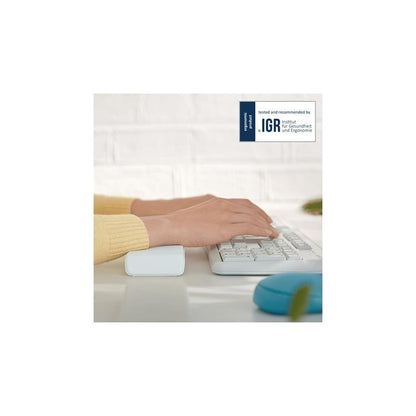 REPOSAMUÑECAS TECLADO LEITZ ERGONOMICO LIGHT GREY