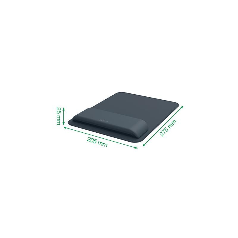 ALFOMBRILLA + REPOSAMUÑECA TECLADO LEITZ ERGONOMICO GREY