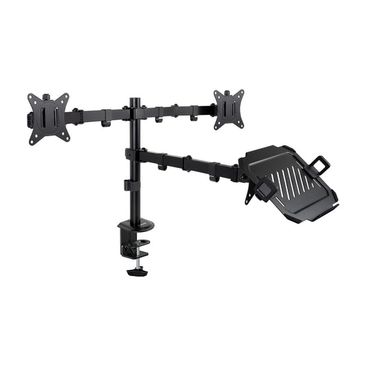 TooQ Desk Mount for 2 Monitors and 1 Laptop (DB1202TN-B)