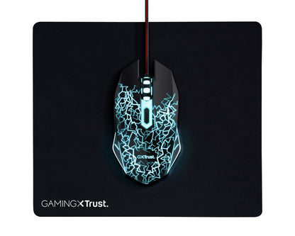 Trust Gaming Pack Mouse+RGB Mat Black (24752)