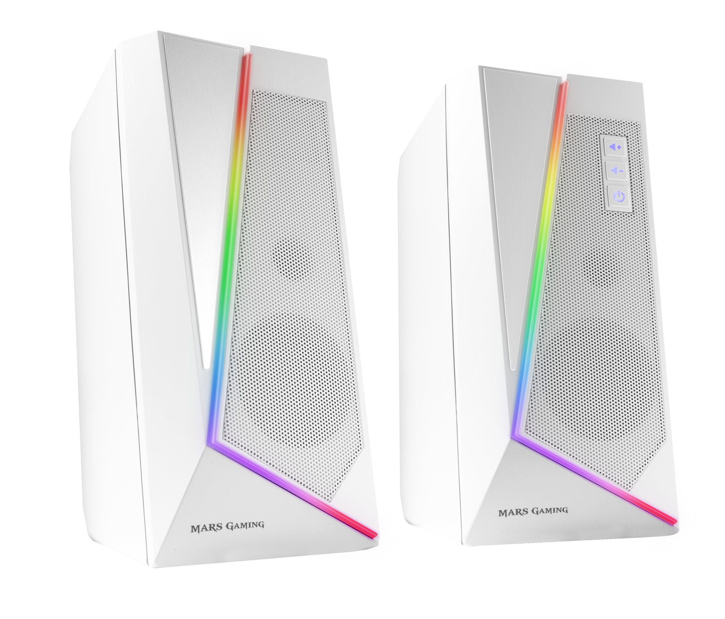 Mars Gaming 2.0 BT 5.0 RGB 20W White Speakers (MS7W)