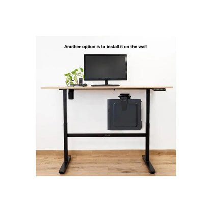SOPORTE DE ESCRITORIO/PARED TOOQ PARA CPU 10KG BLACK
