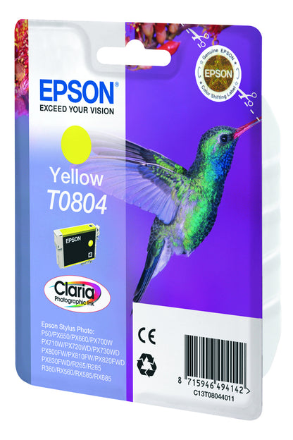 Epson T0804 Photo Yellow Ink 7.4ml (C13T08044011)
