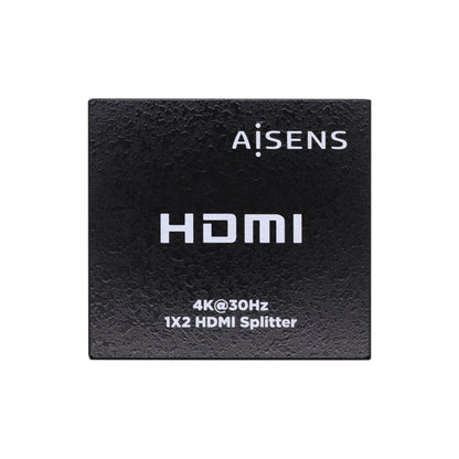 AISENS 4K UHD 3D 2xHDMI Out Black Splitter (A123-0506)