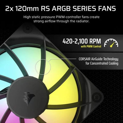 REFRIGERACION LIQUIDA CPU CORSAIR NAUTILUS 240MM ARGB BLACK