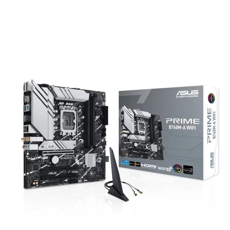 PLACA BASE ASUS PRIME B760M-A WIFI MATX 4XDDR5 HDMI + DP