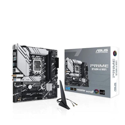 PLACA BASE ASUS PRIME B760M-A WIFI MATX 4XDDR5 HDMI + DP