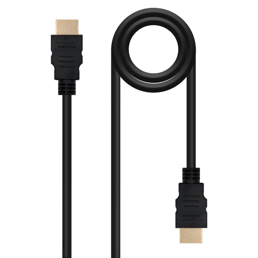 Nanocable HDMI A/M a HDMI A/M 1m Negro (10.15.1700)