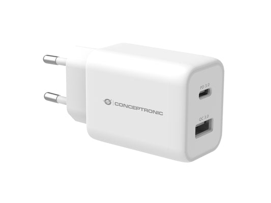 CONCEPTRONIC 33W USB-A/C Wall Charger (ALTHEA11W)