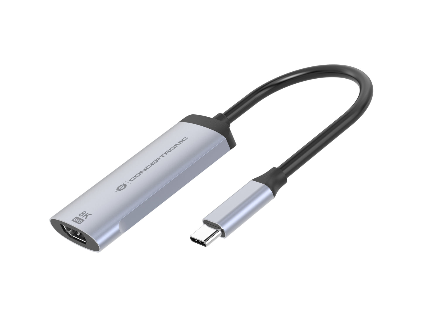Adaptador CONCEPTRONIC USB-C a HDMI 8K Plata (ABBY23G)
