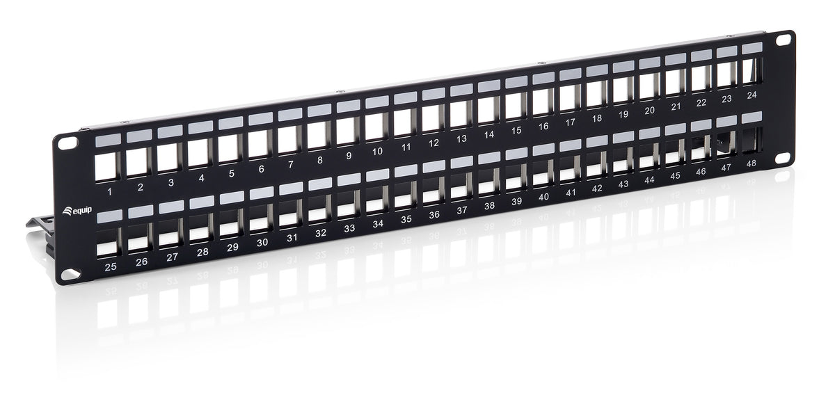 Patch Panel EQUIP vacio Cat6 48p 2U (EQ769349)