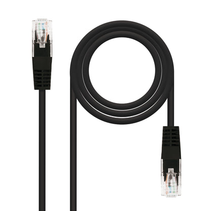 CAT.6 UTP 0.5M NANOCABLE BLACK NETWORK CABLE