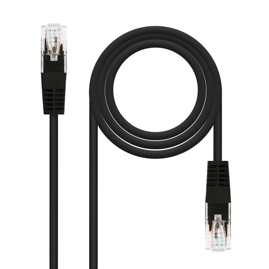 CAT.6 UTP 0.5M NANOCABLE BLACK NETWORK CABLE