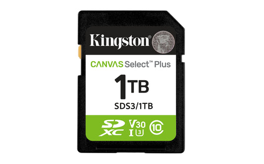 Kingston Canvas Select Plus SDXC 1Tb CL10 (SDS3/1TB)