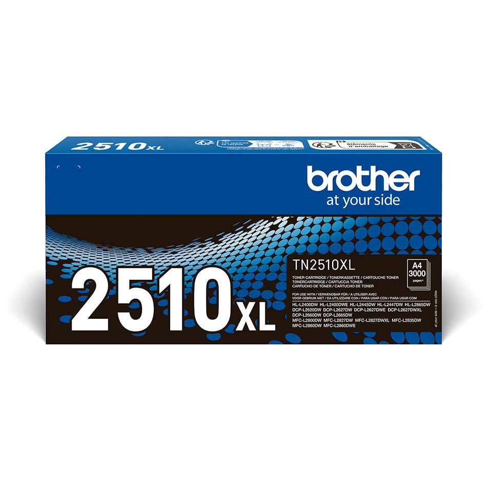 Brother TN2510XL Negro Cartucho de Toner Original - TN2510XL. 3.000 Paginas