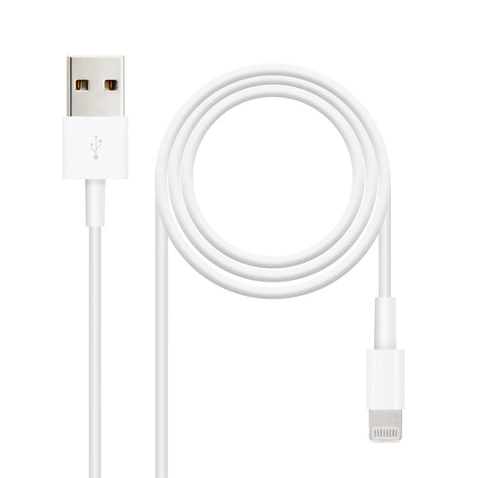 Nanocable Lightning/M to USB-A/M 50cm White (10.10.0400)
