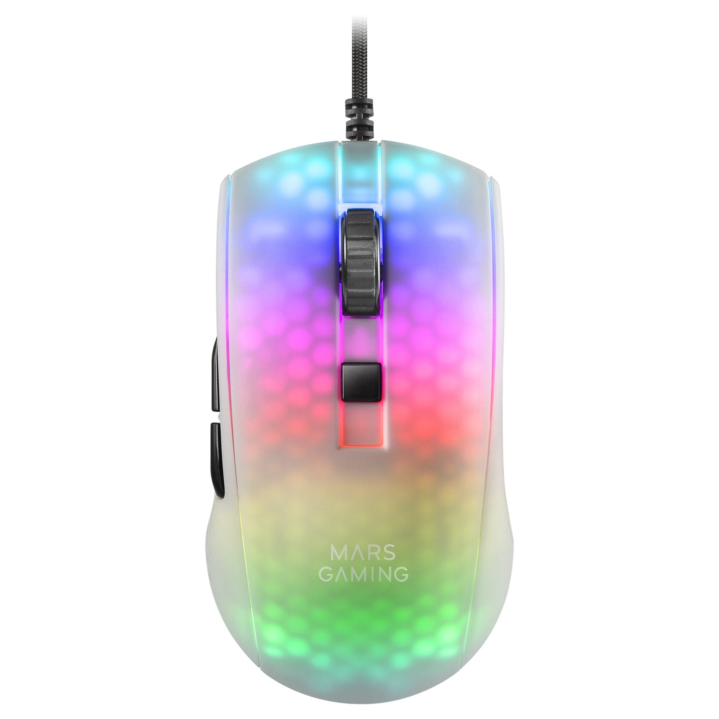 Ratón Mars Gaming Óptico 12800dpi Blanco (MMRW)