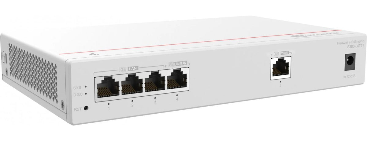 Switch Huawei S380-L4T1T 4xRJ45 Rack Gris (98012177)