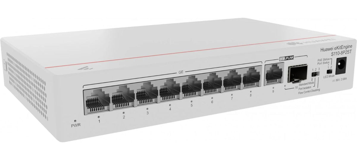 Pto Acceso Huawei S110-8P2ST 8xRJ45 1xSFP (98012269)