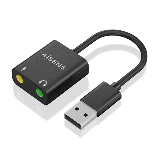 AISENS USB/M-2x3.5mm/F Sound Card (A106-0769)