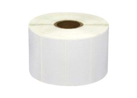 Zebra Z-Perform 1000T/Z-Select 2000D/2000T Etiquetas Genericas Perforadas 50x25 mm - 1300 Unidades - Reemplaza 880199-025D/3007201-T/880007-025D. 50mm x 25.4mm (1300pcs)