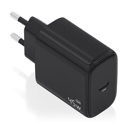 AISENS GaN 45W USB-C Wall Charger Black (A110-0970)
