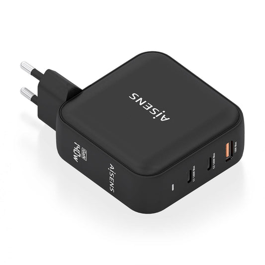 AISENS Wall Charger 1USB-A 2USB-C (ASCH-140W3P031-BK)
