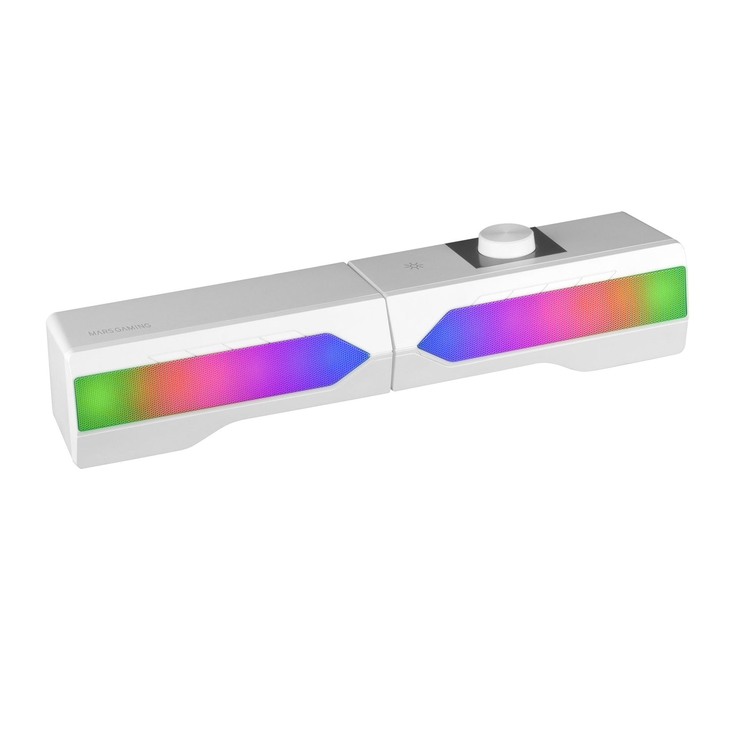 Altavoz Mars Gaming RGB BT 5.0 USB Blanco (MSDUOW)