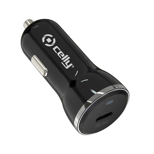 Celly 20W 1xUSB-A 2.0 Black Car Charger (RTGCC20WBK)