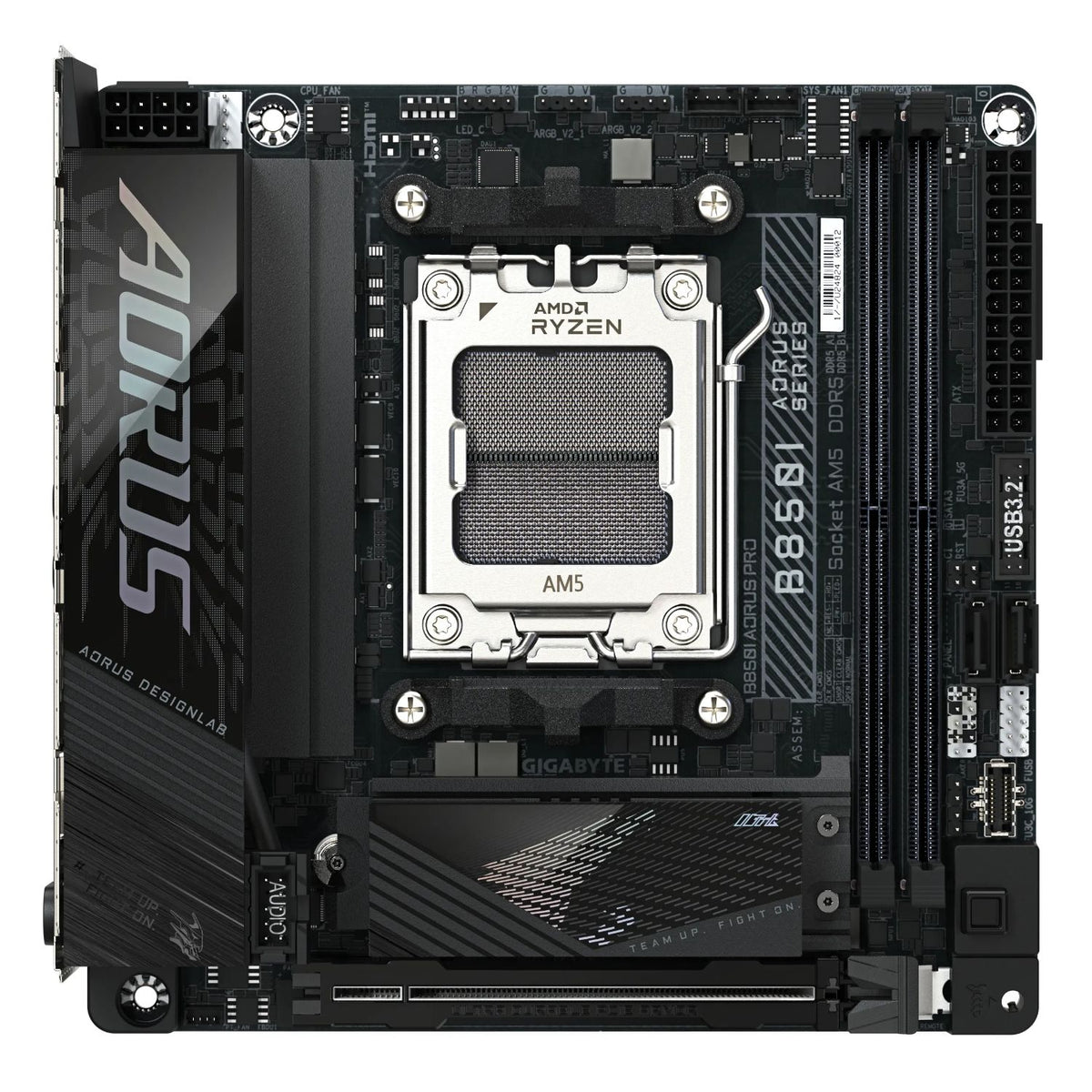 GIGABYTE B850I AORUS PRO 1.0: (AM5) 2DDR5 HDMI MiniITX