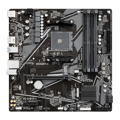GIGABYTE B550M K:(AM4) 4DDR4 HDMI DP RJ45 mATX