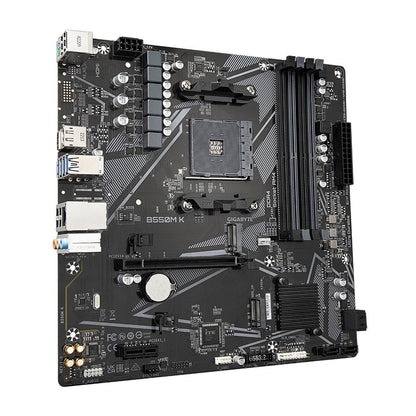 GIGABYTE B550M K:(AM4) 4DDR4 HDMI DP RJ45 mATX