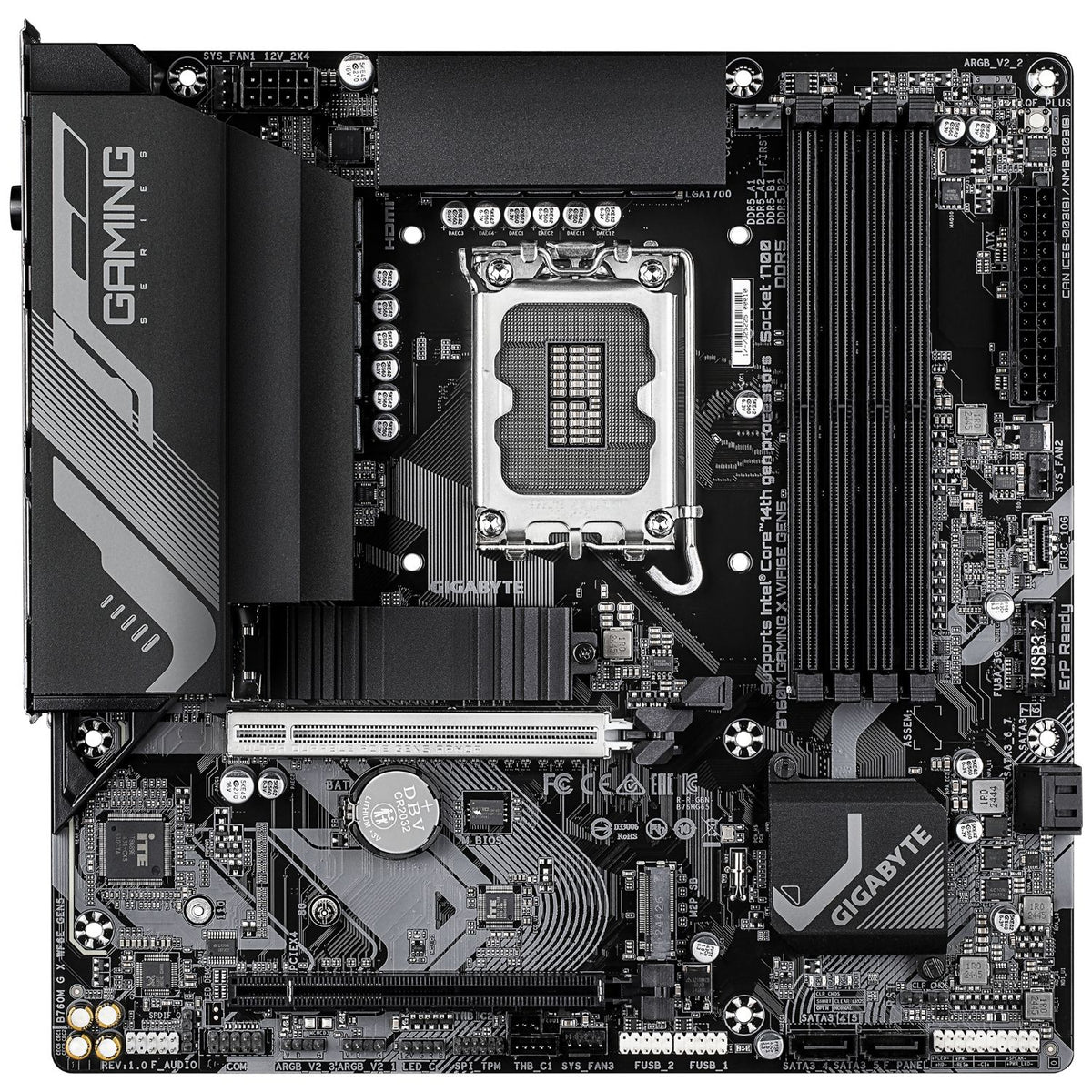 GIGABYTE B760M G X WIFI6E: (1700) 4DDR5 DP HDMI mATX