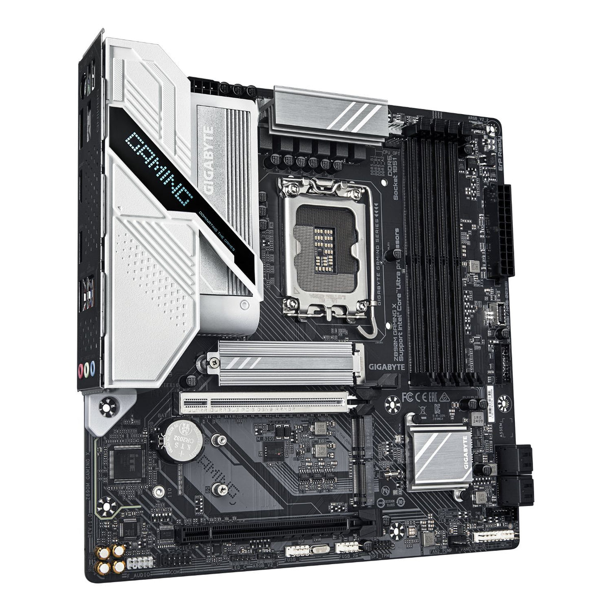 GIGABYTE Z890M GAMING X: (1851) 4DDR5 HDMI DP mATX