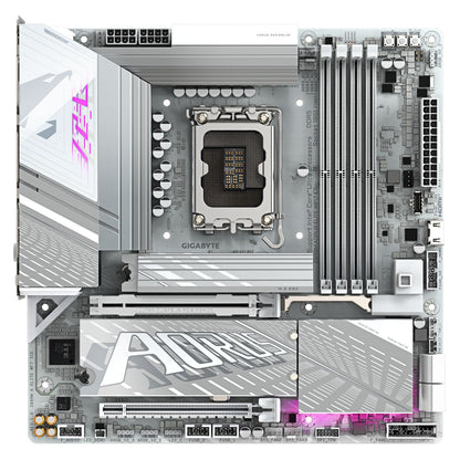 GIGABYTE Z890M AORUS ELITE WIFI7 ICE:(1851) 4DDR5 ATX
