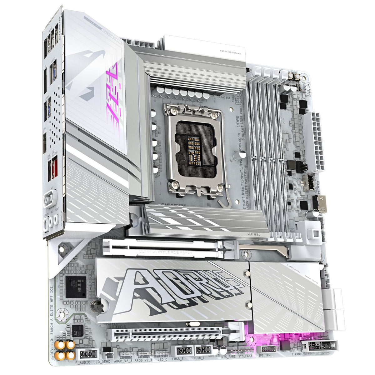 GIGABYTE Z890M AORUS ELITE WIFI7 ICE:(1851) 4DDR5 ATX